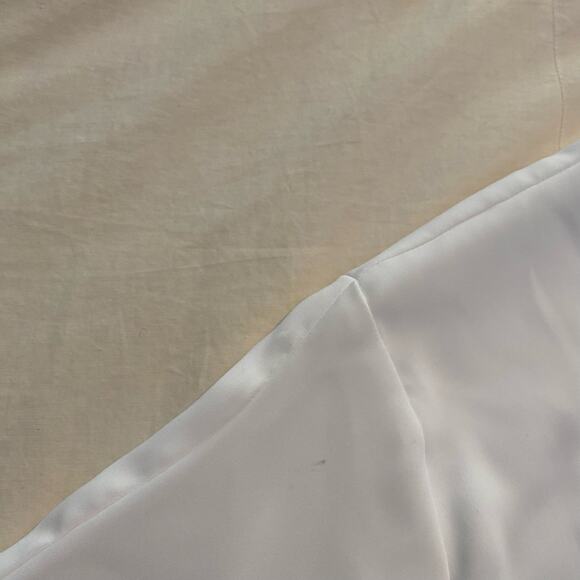 Chicos Tunic 3 XL White Flowy Flutter Sleeve Minimalist Feminine - Picture 7 of 15